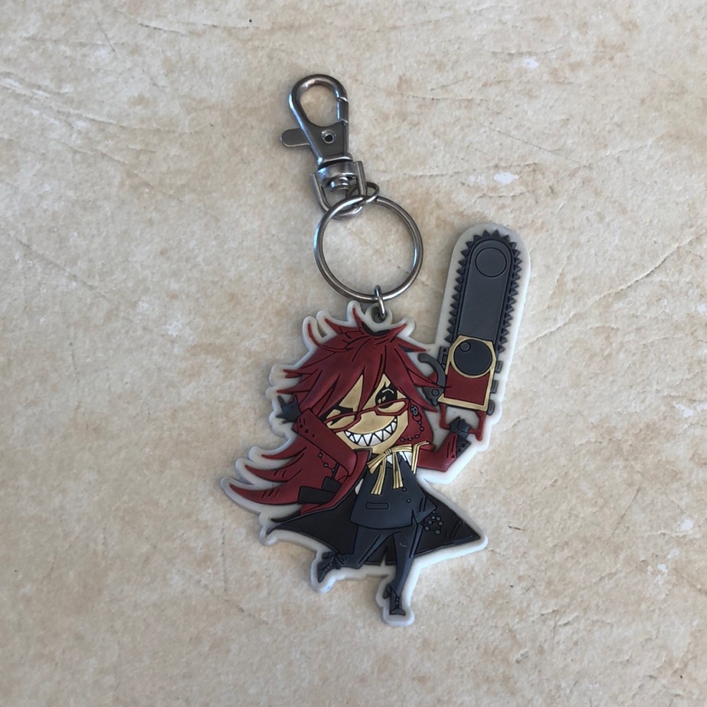 grell sutcliff jack the ripper keychain anime